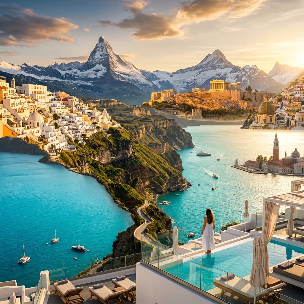 Travel Background Overlay